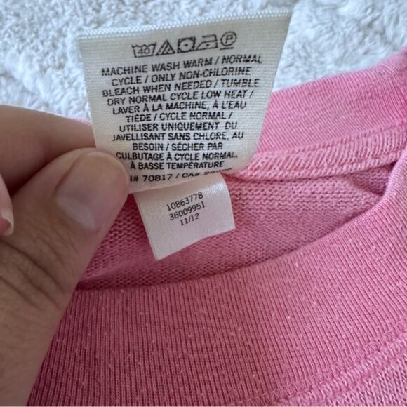 Victoria's Secret PINK | Coral Oversized Crewneck Sweater | Size Medium - Picture 6 of 8